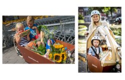 Idéal pour transporter les enfants, les courses... ou les deux ! 