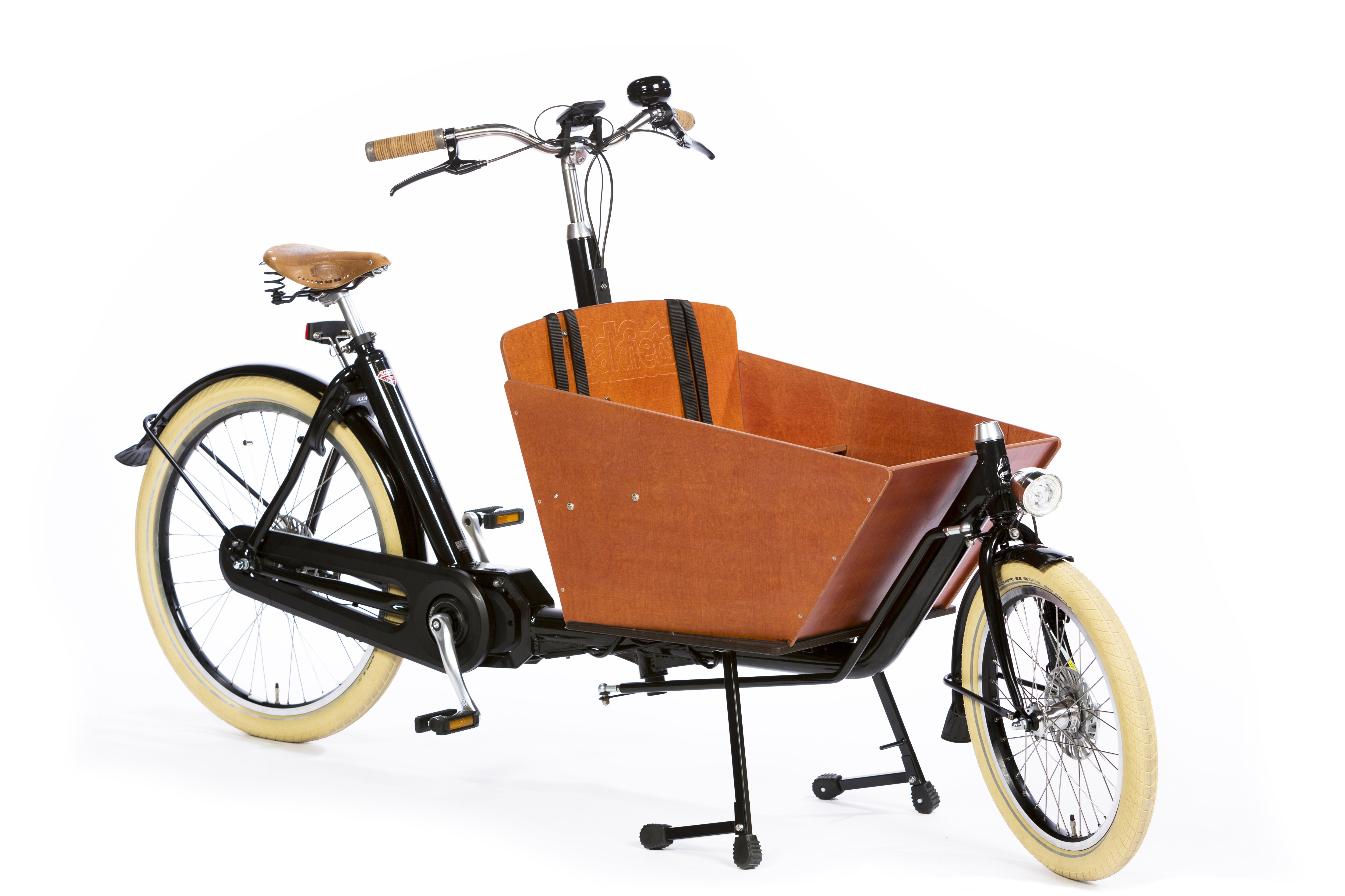 Biporteur électrique court Bakfiets Confort STEPS dans sa configuration de base