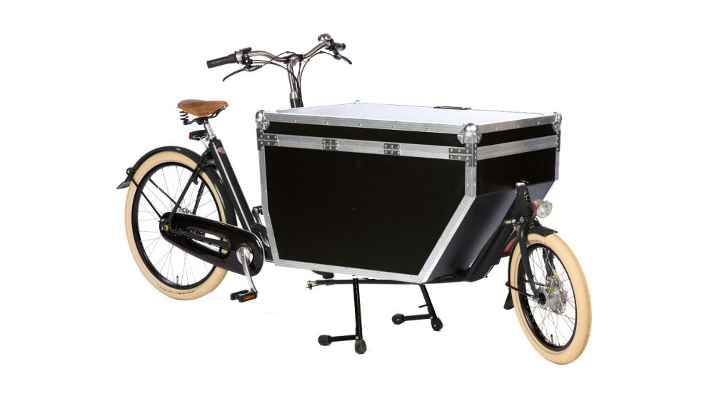 Biporteur Livreur Bakfiets Flightcase 330L 100Kg