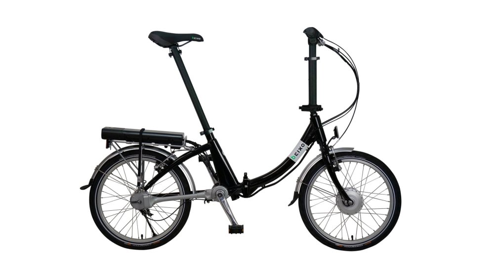 Vélo pliant électrique Compact Low avec cadre noir