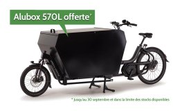 Alubox OFFERTE jusqu'au 30/09/24 sur cette version du biporteur Cargo XL 