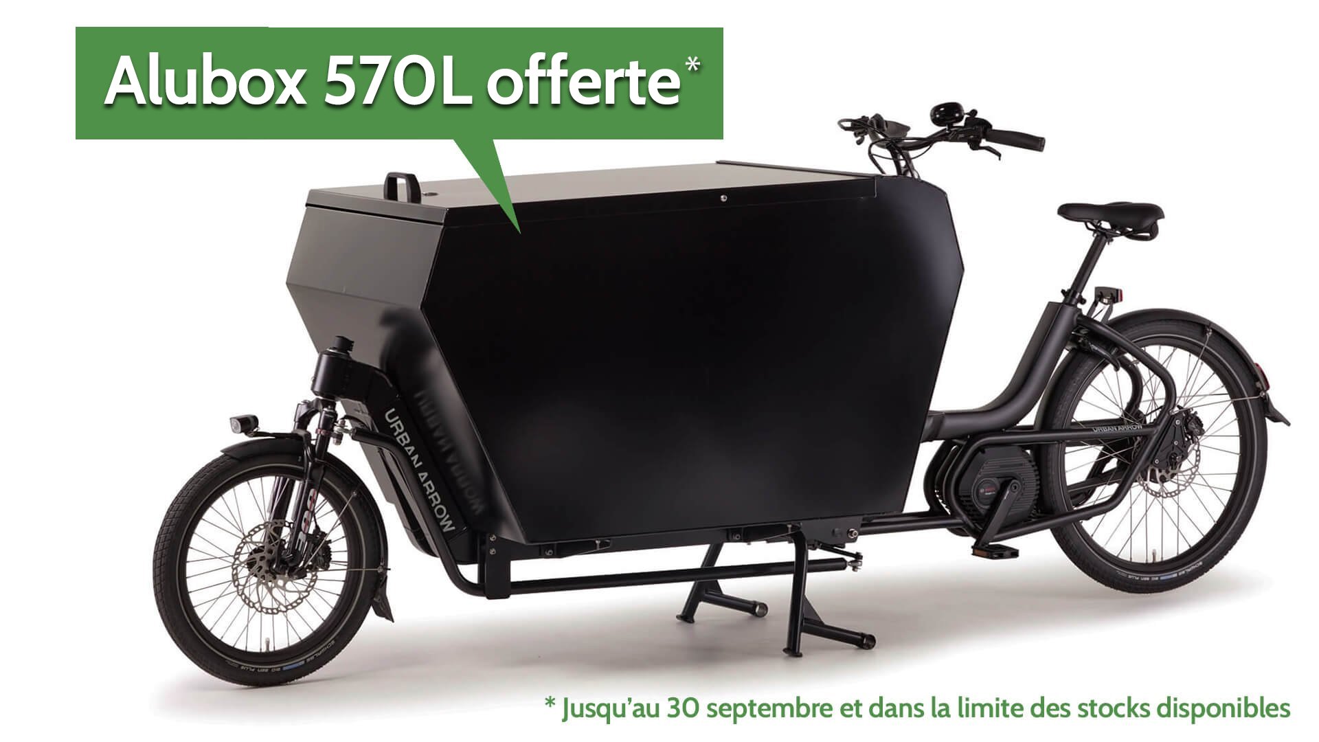 Alubox OFFERTE jusqu'au 30/09/24 sur cette version du biporteur Cargo XL 