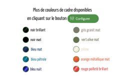 10 couleurs de cadre sont désormais proposées sur les vélos cargo Bakfiets.nl