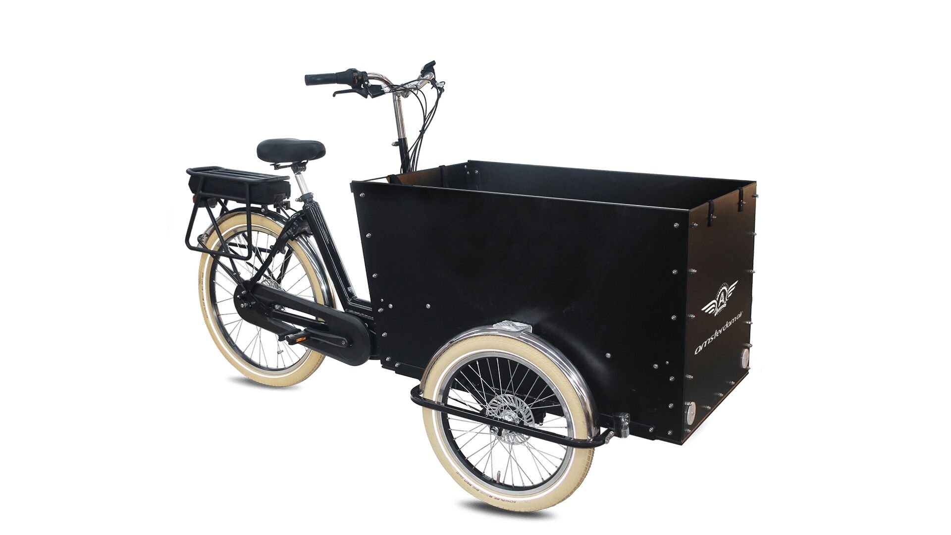 Triporteur Amsterdam Air eDrive dans sa configuration de base