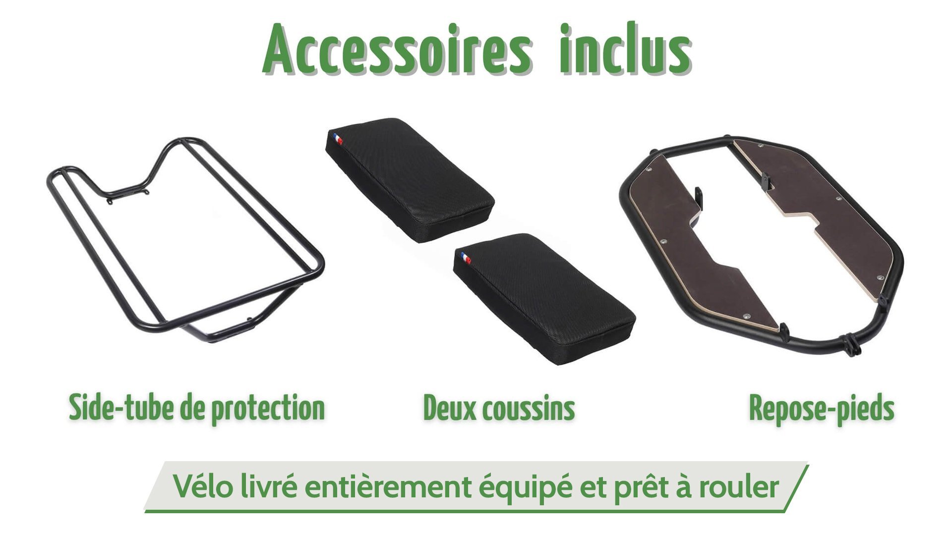 Accessoires inclus