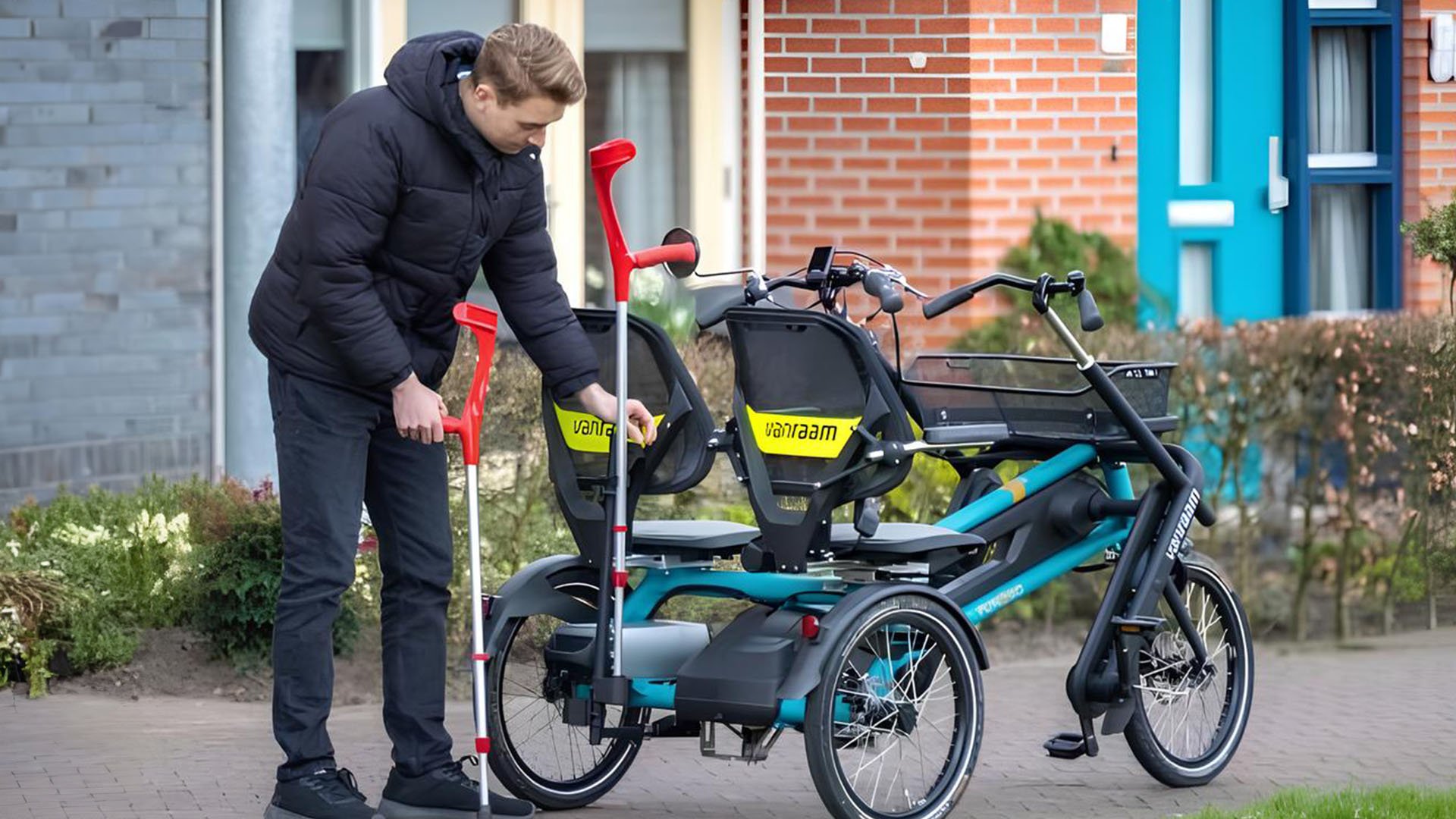 Porte-canne pour vélo Van Raam Fun2Go