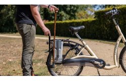 Porte-canne conçu pour le vélo Balance de Van Raam