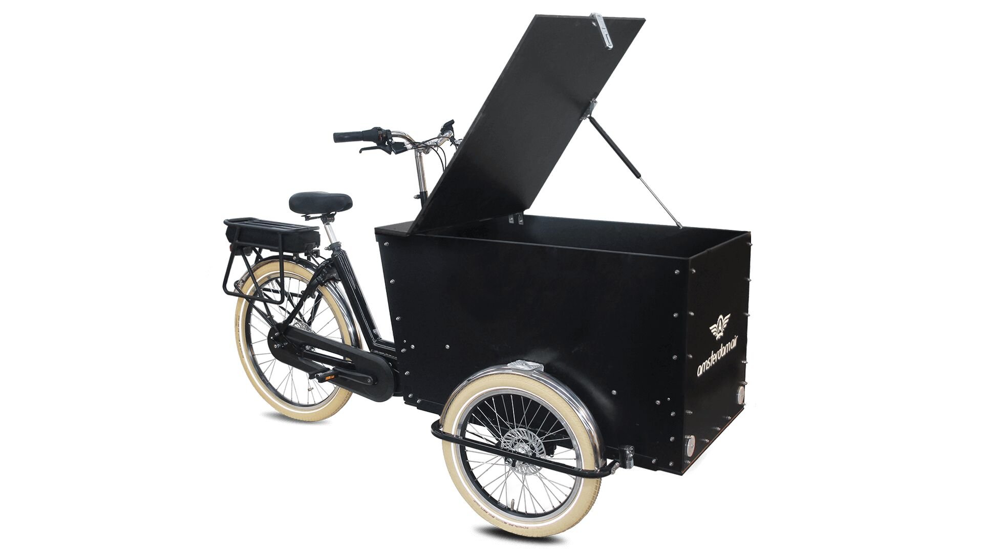 Triporteur Amsterdam Air eDrive Pro dans sa configuration de base