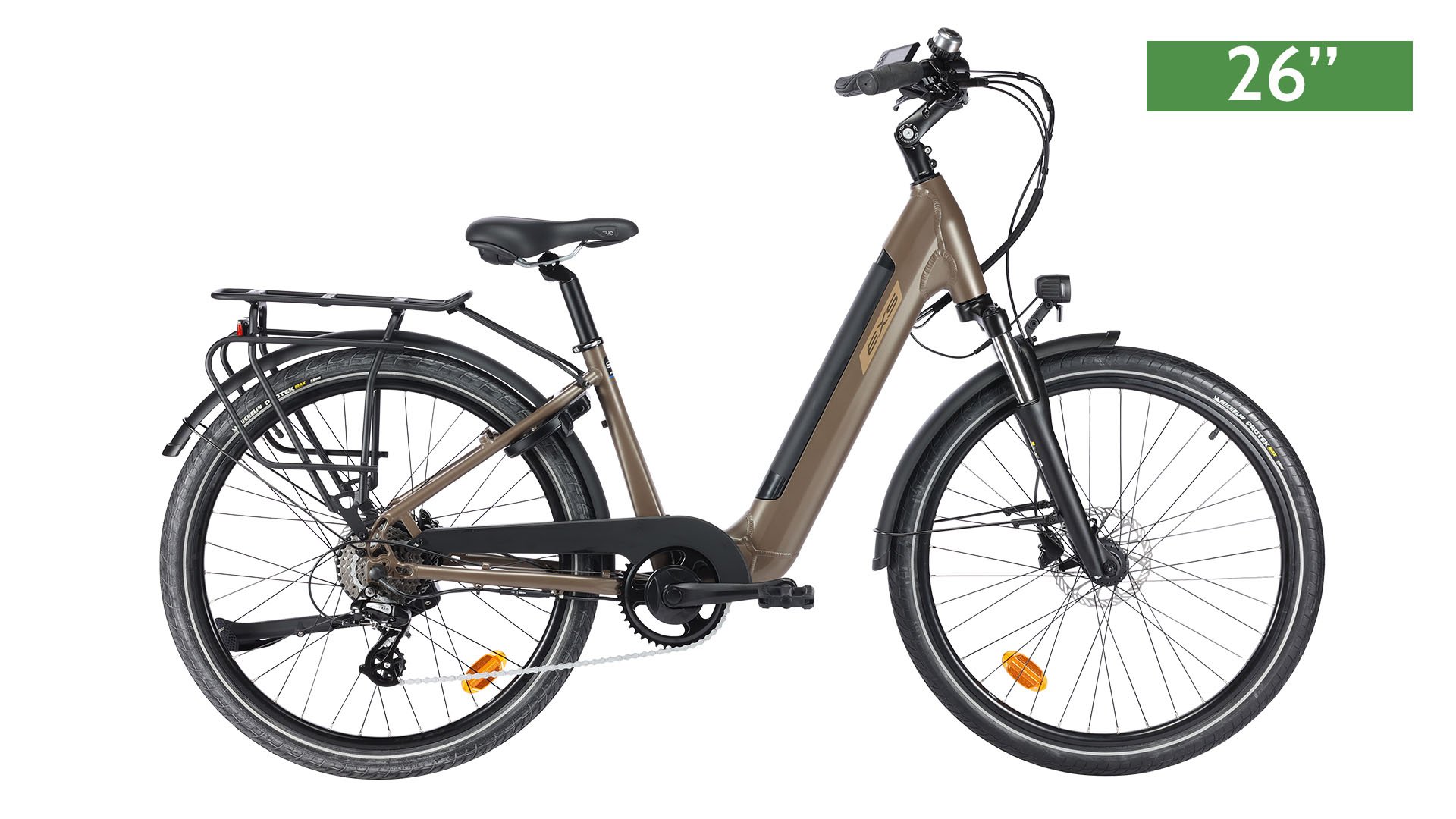 Optez pour le vélo à assistance électrique Bellecour 2.0 avec des pneus 26"