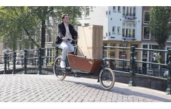 Biporteur électrique Bakfiets Confort STEPS dans sa configuration de base