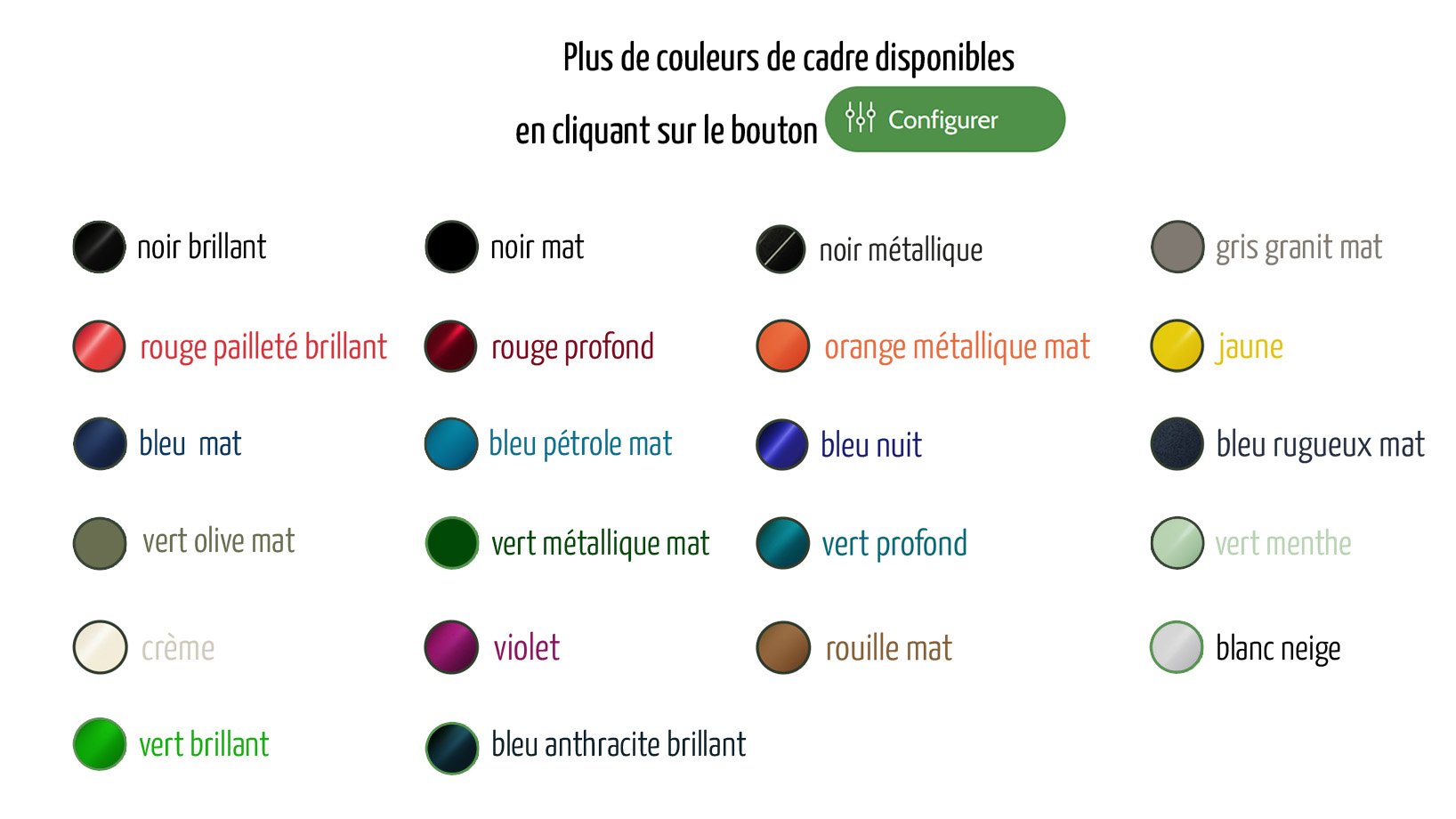 22 couleurs de cadre sont désormais proposées sur le biporteur électrique Bakfiets