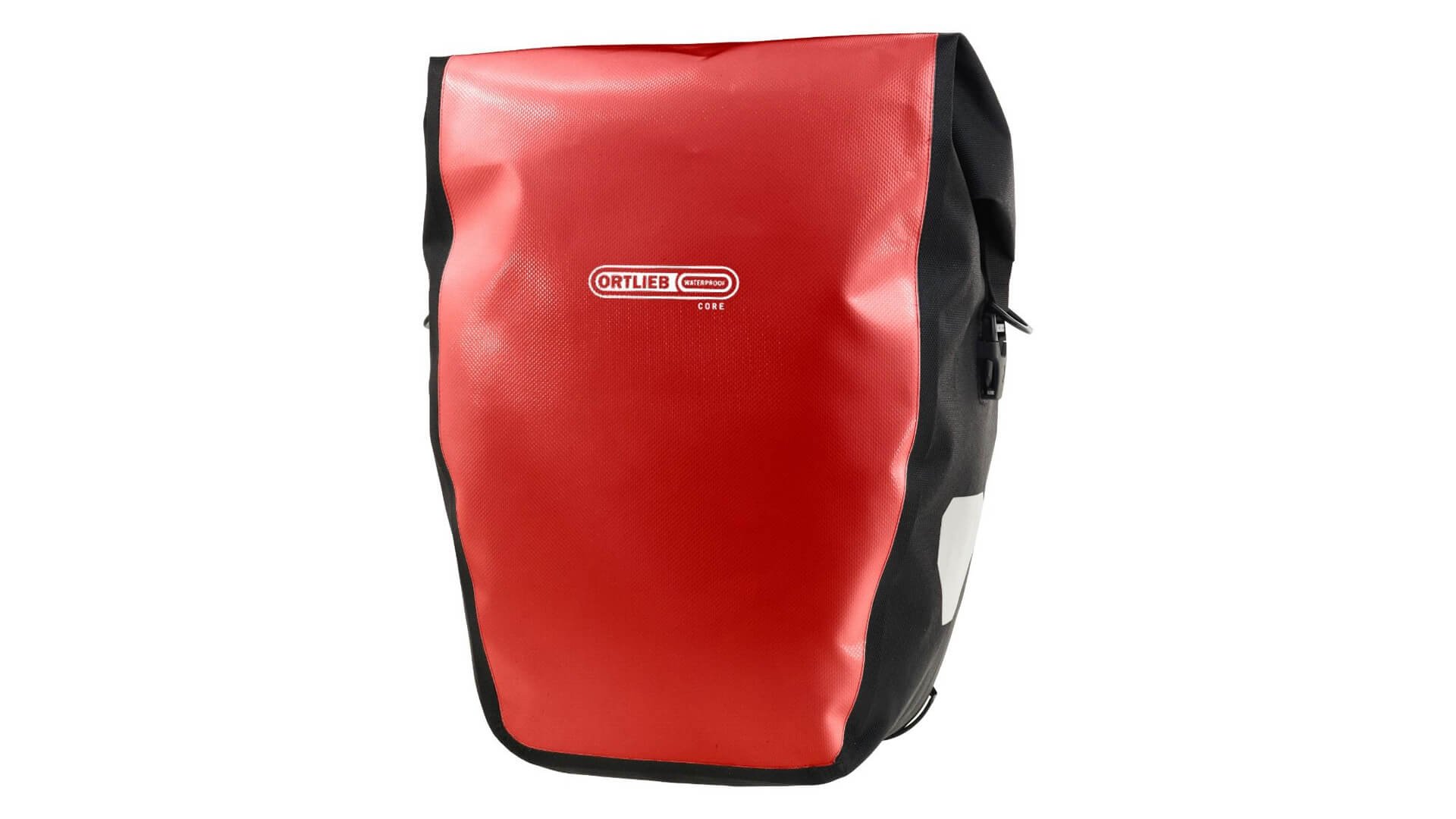 Back-Roller Core rouge de Ortlieb vu de face