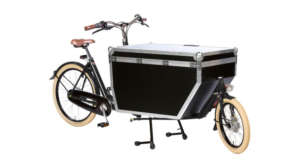 Biporteur Livreur Bakfiets Flightcase 330L 100Kg