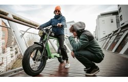 Le Fatbike RS avec cadre vert sauge satiné