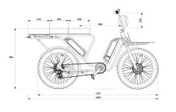 Dimensions du Bolide V2 de Kino Bikes