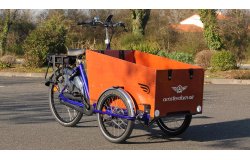 Triporteur électrique Bakfiets E-Cargo Trike Classic Wide