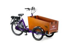 Triporteur électrique Bakfiets E-Cargo Trike Classic Wide