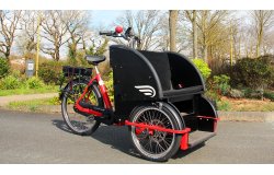 Rickshaw Personnalisé - Cadre Rouge