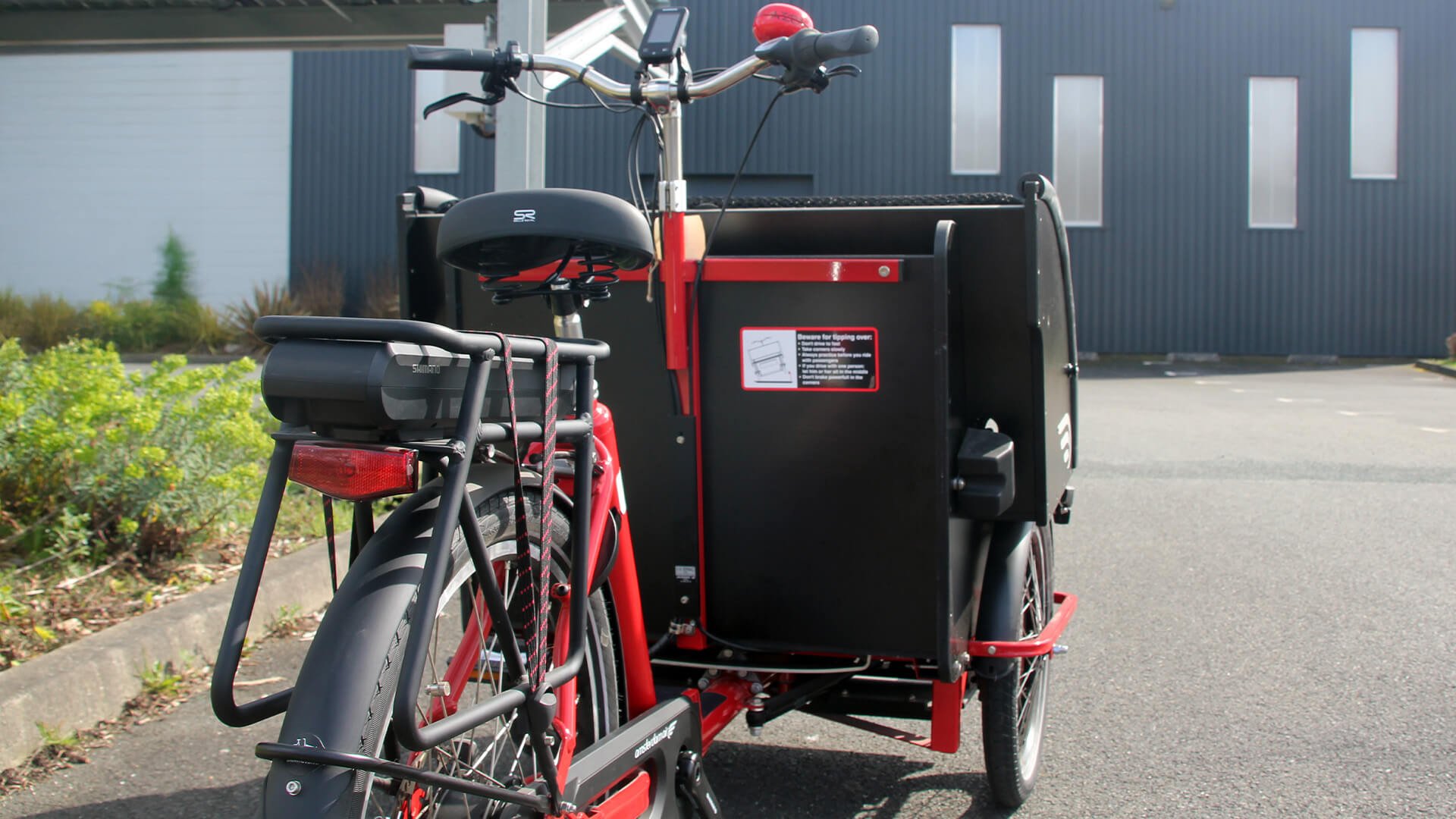 Rickshaw Personnalisé - Cadre Rouge