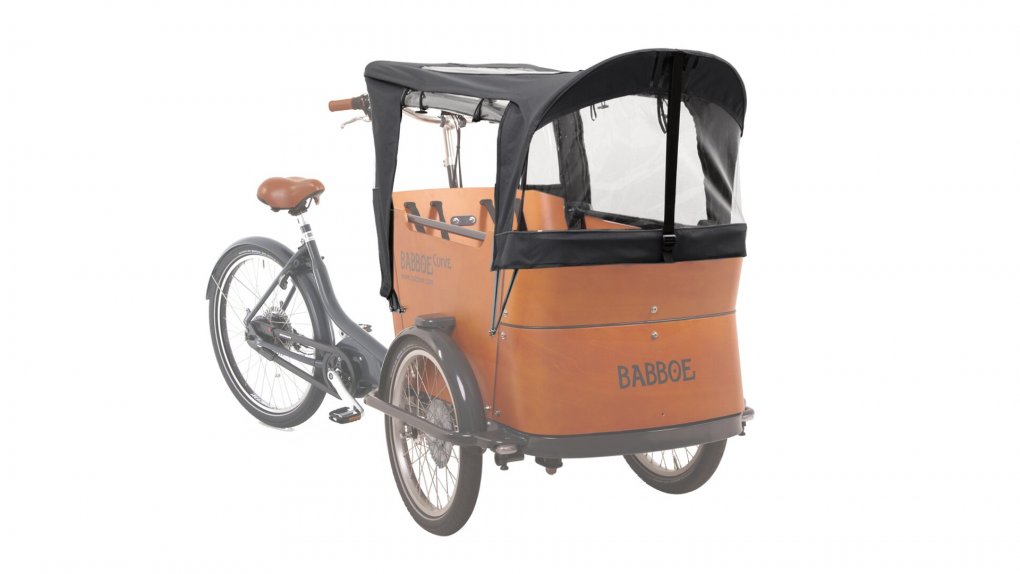 La bâche de protection pour vélo cargo Babboe dispo sur