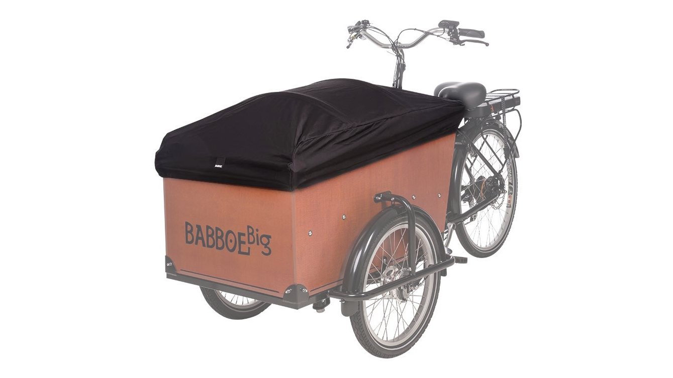 La bâche de protection pour vélo cargo Babboe dispo sur