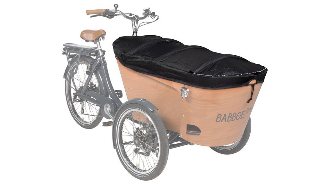 Bâche de protection pour vélo cargo Babboe City / Carve