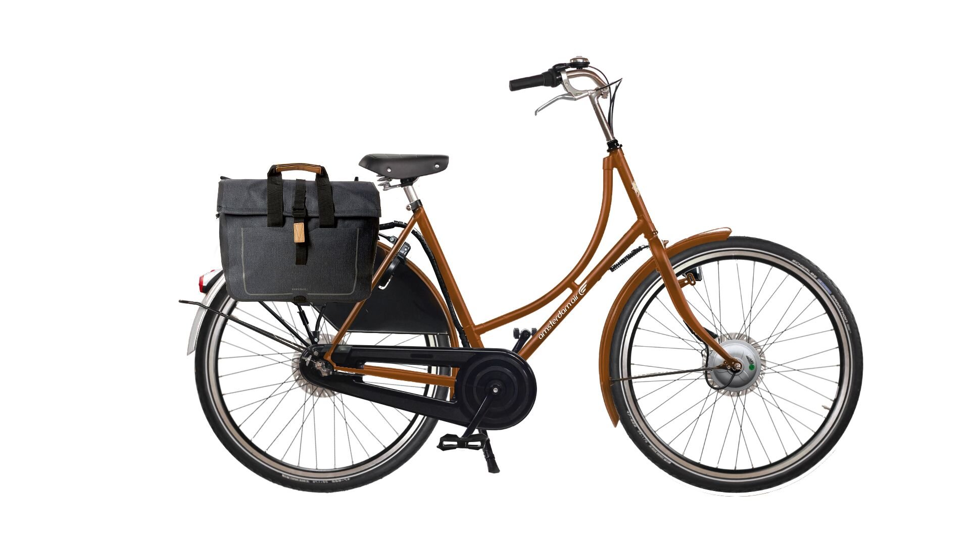 Vélo électrique Street High Premium,batterie avant - Amsterdam Air
