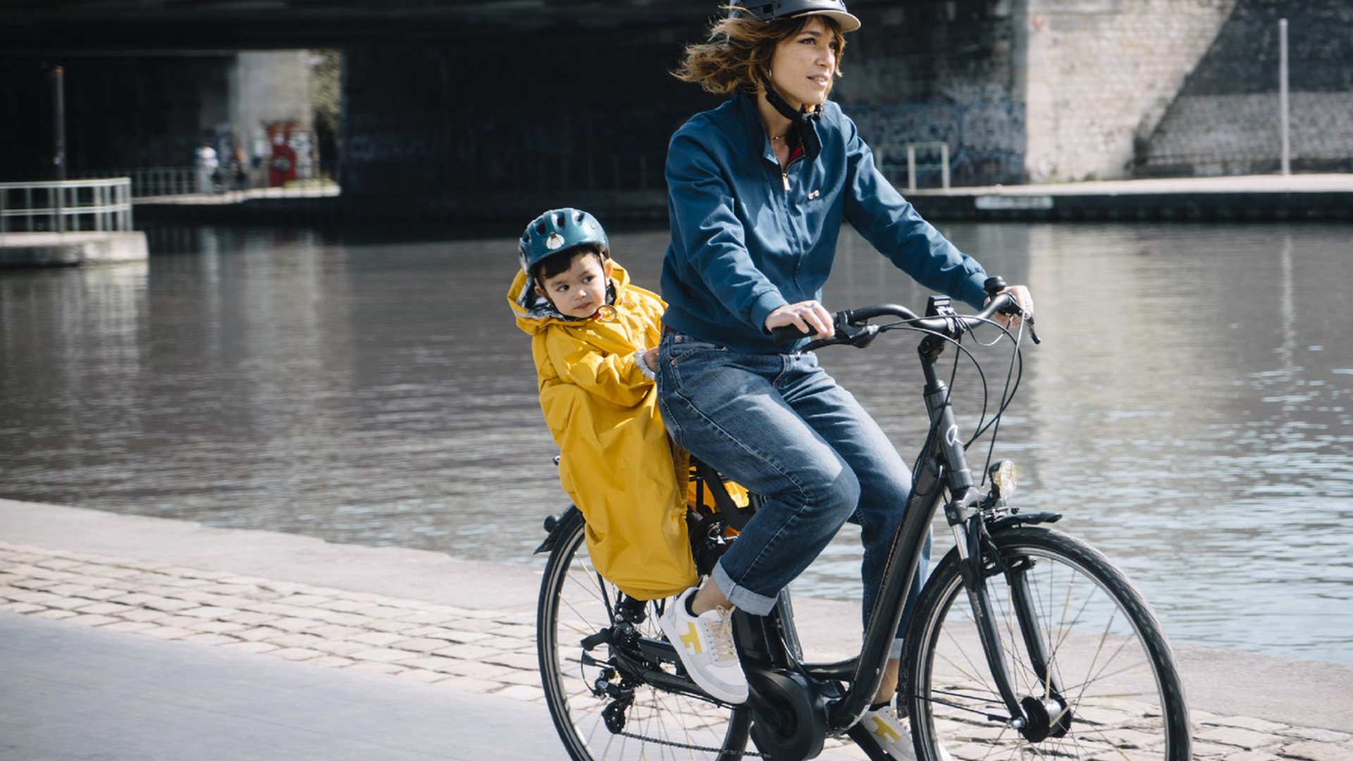 Housse de Pluie et Vent Universelle pour Enfant Siège de Vélo
