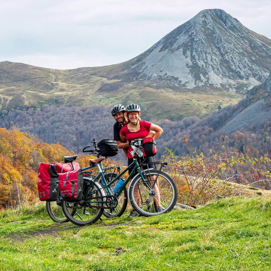 Des vélos de trekking Patria dans leur environnement naturel