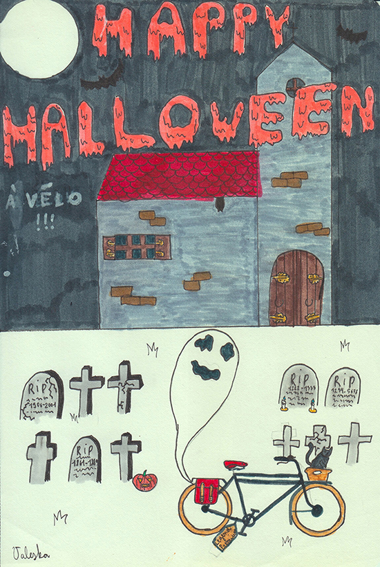 Le dessin signé Valeska qui a remporté notre grand concours d'Halloween