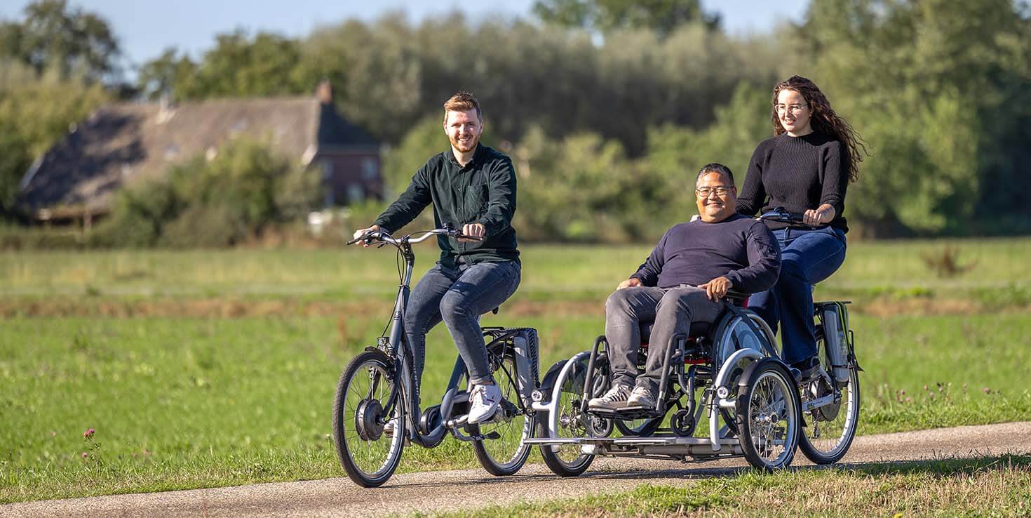 Les vélos adaptés Van Raam disponible chez Amsterdam Air